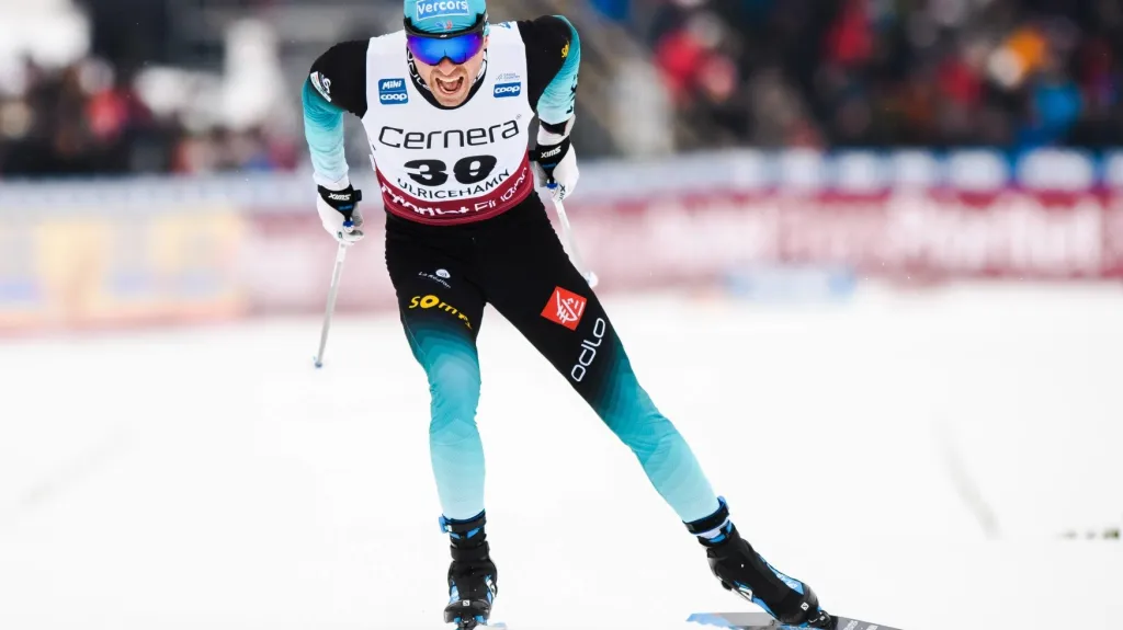 Francouz Maurice Manificat dojíždí do cíle v Ulricehamnu