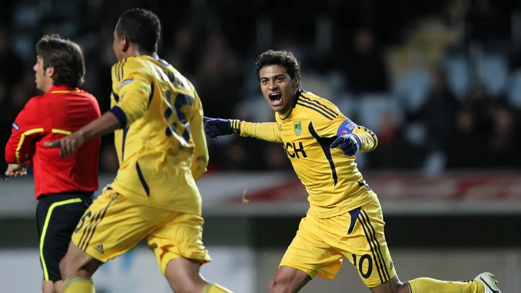 Radost hráčů Metalistu Charkov