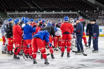 Čeští hokejisté se připravují na Finské hry