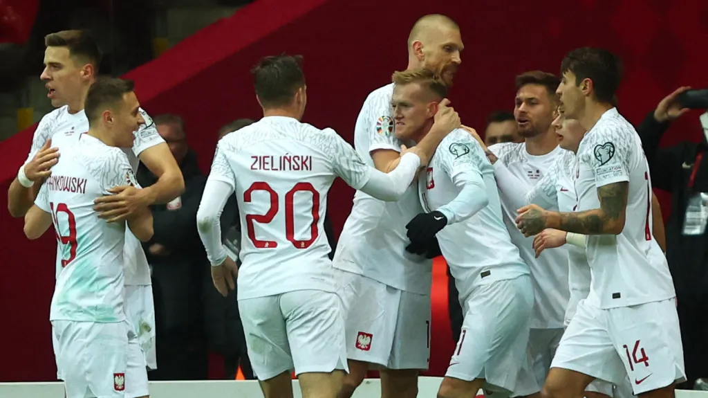 Radost polských fotbalistů