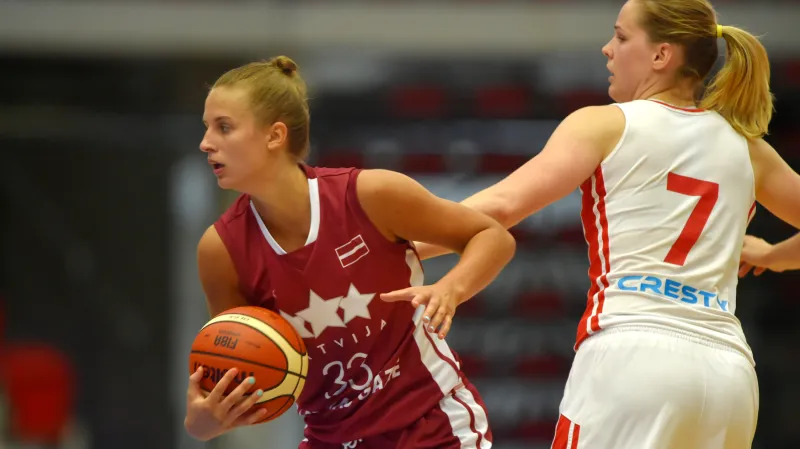 Basketbalistky na úvod přípravy těsně prohrály s Lotyšskem