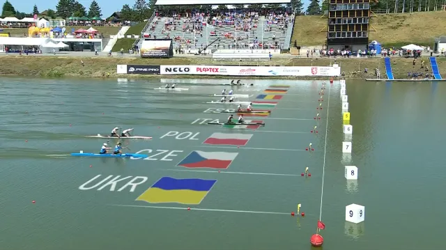 Finále A Petra a Martina Fuksových (C2 na 500 metrů)