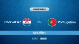 Sestřih utkání Chorvatsko - Portugalsko