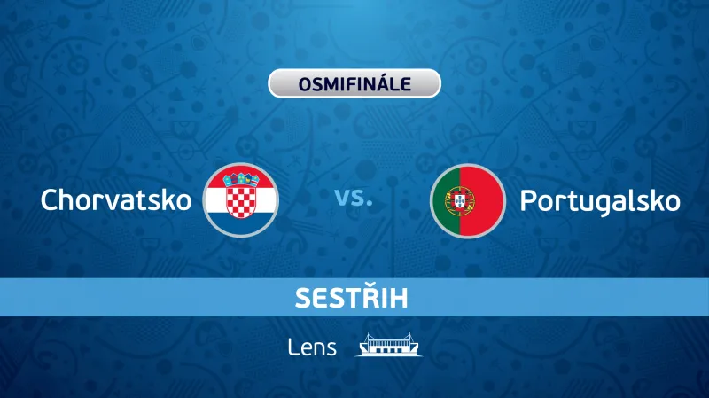 Sestřih utkání Chorvatsko - Portugalsko