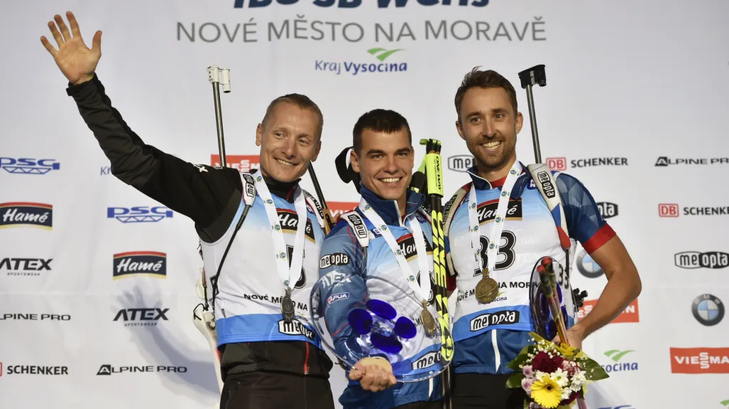 Ondřej Moravec, Michal Krčmář a Tomáš Krupčík