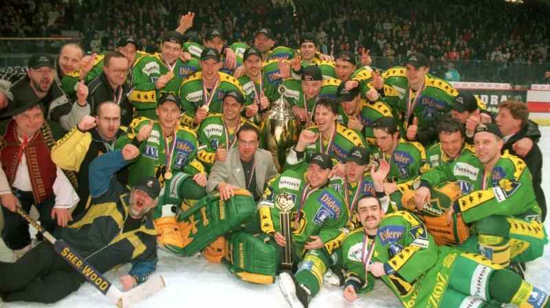 Oslavy posledního vsetínského titulu v roce 2001