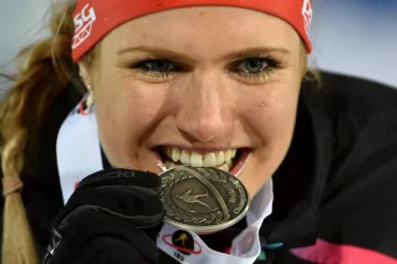 Gabriela Soukalová slaví stříbro na MS