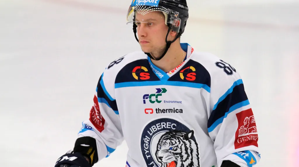 Michal Bulíř v dresu Liberce