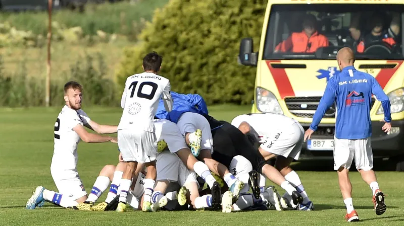 Radost fotbalistů Líšně