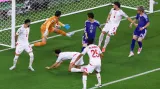 Daiči Kamada skóruje proti Tunisku