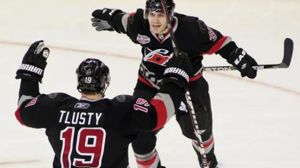 Jiří Tlustý slaví gól