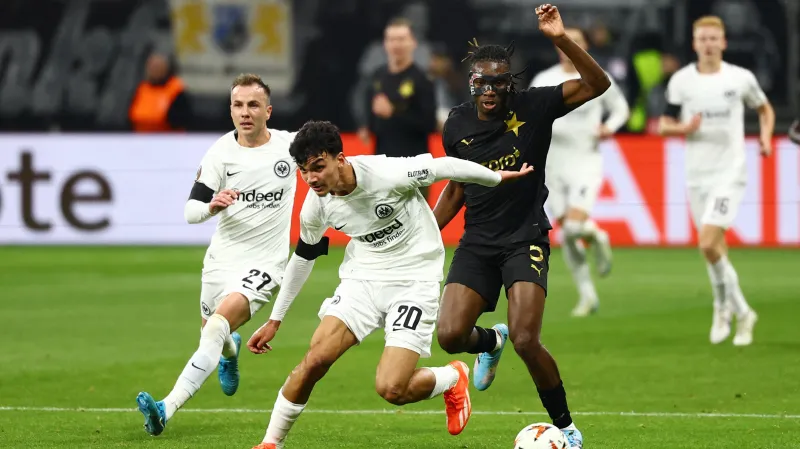 Utkání Frankfurt – Slavia