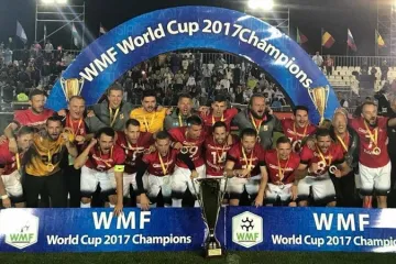 Čeští reprezentanti slaví titul mistrů světa