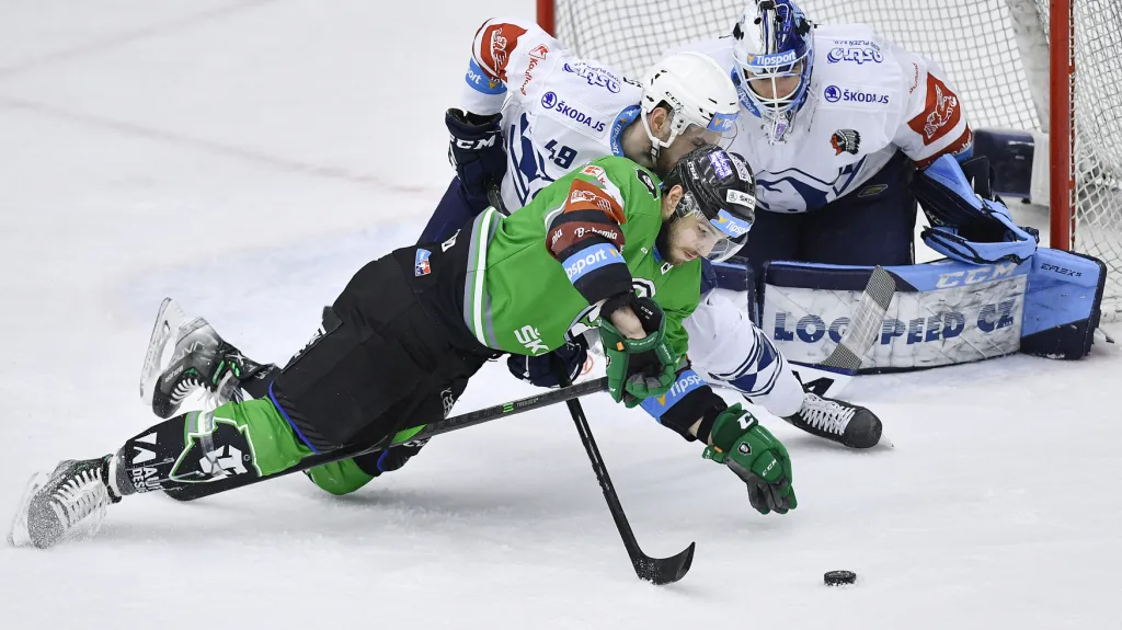 Plzeňský brankář Miroslav Svoboda v utkání proti Mladé Boleslavi