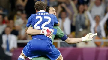 Radost italských fotbalistů