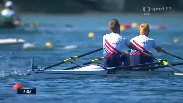 Semifinále dvojskifu lehkých vah s Vraštilem a Šimánkem