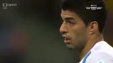 Španělsko - Uruguay: Nádherný gól Luise Suáreze - 2:1 (88. min.)