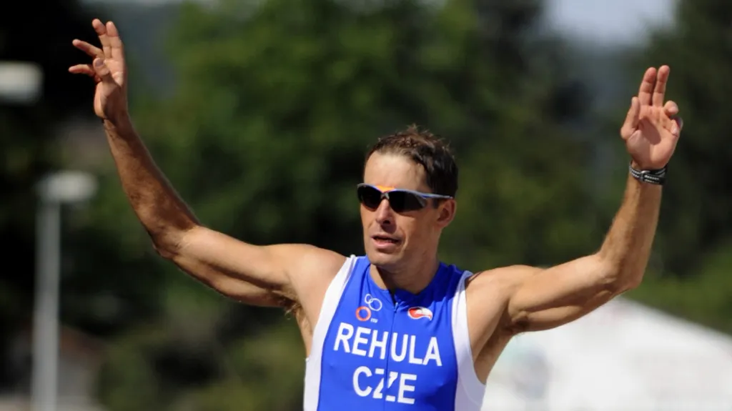 Jan Řehula ještě jako aktivní závodník