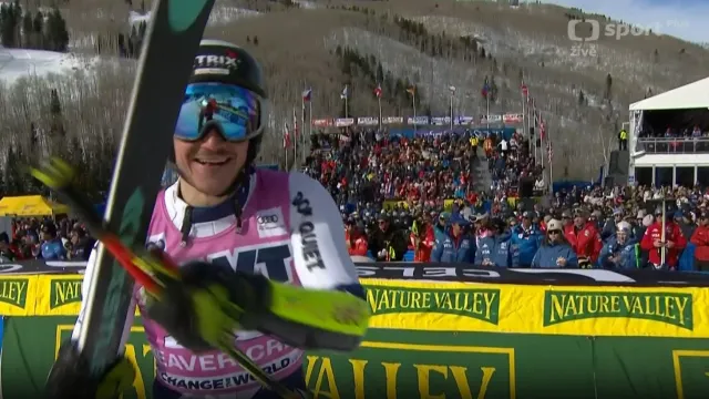 Jízda Jana Zabystřana v super-G v Beaver Creeku