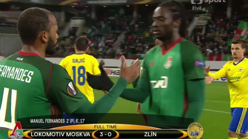 Sestřih utkání Lokomotiv Moskva - Zlín