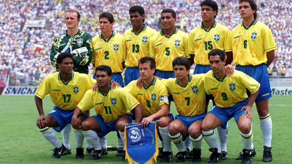 Národní tým Brazílie před finále MS 1994 v USA