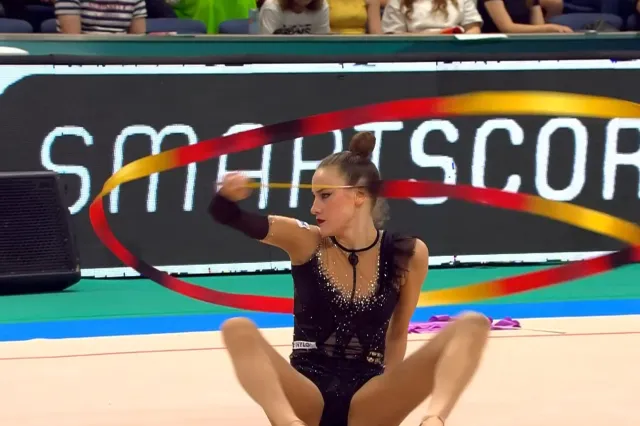 Němka Varfolomeevová opanovala evropský šampionát moderních gymnastek