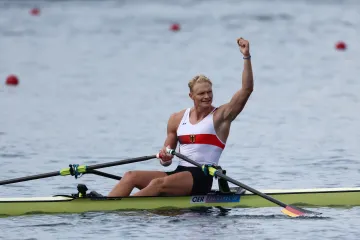 Olympijský vítěz skifu Oliver Zeidler