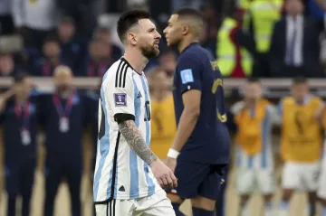 Lionel Messi a Kylian Mbappé
