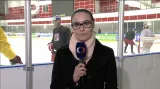 Vstup Hany Ježkové ze sobotního tréninku národního týmu