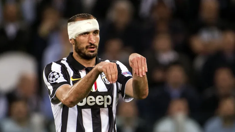 Stoper Juventusu Giorgio Chiellini