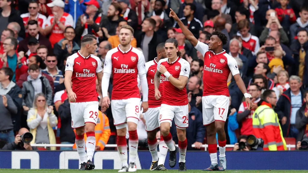 Radost fotbalistů Arsenalu