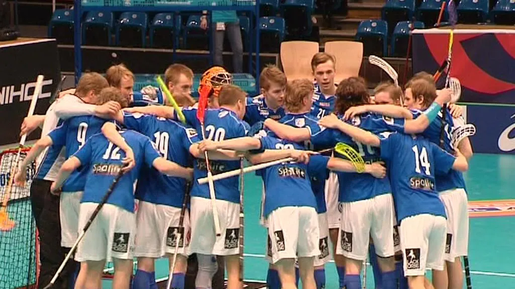 Florbalisté těsně podlehli na MS juniorů Finsku
