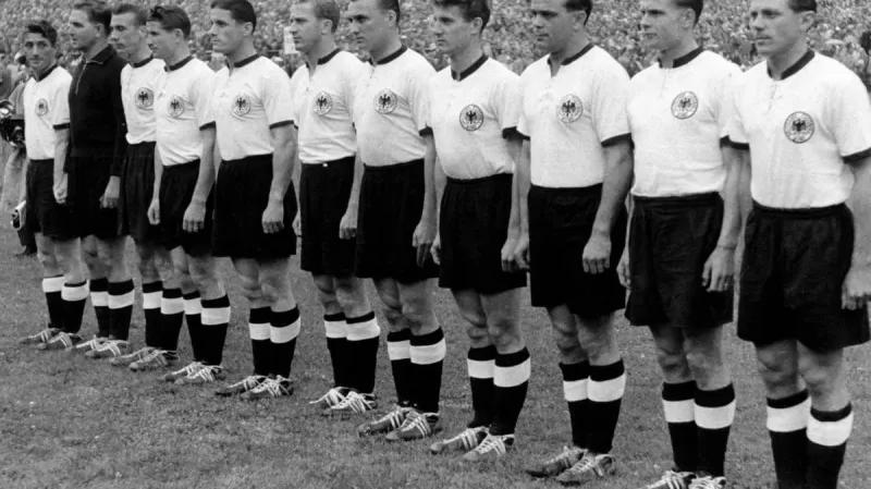 Fotbalisté Německa ve finále MS 1954