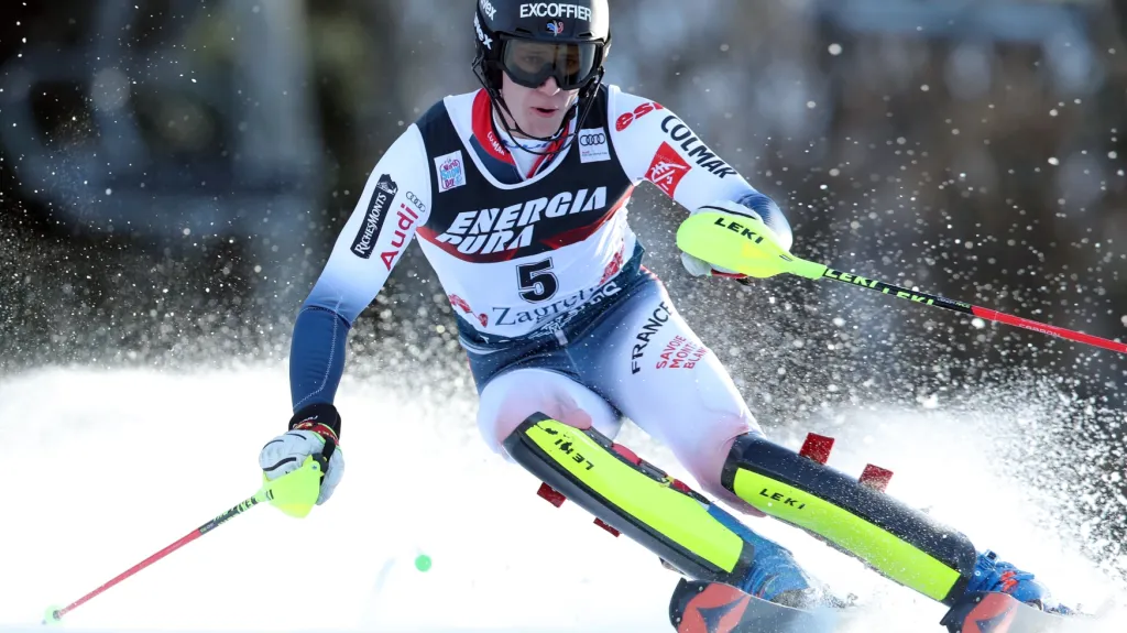 Francouzský slalomář Clément Noël 