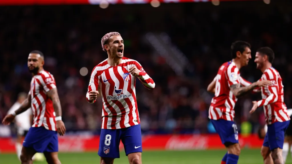 Antoine Griezmann slaví gól