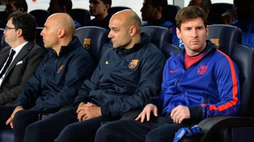 Messi na lavičče v utkání s PSG