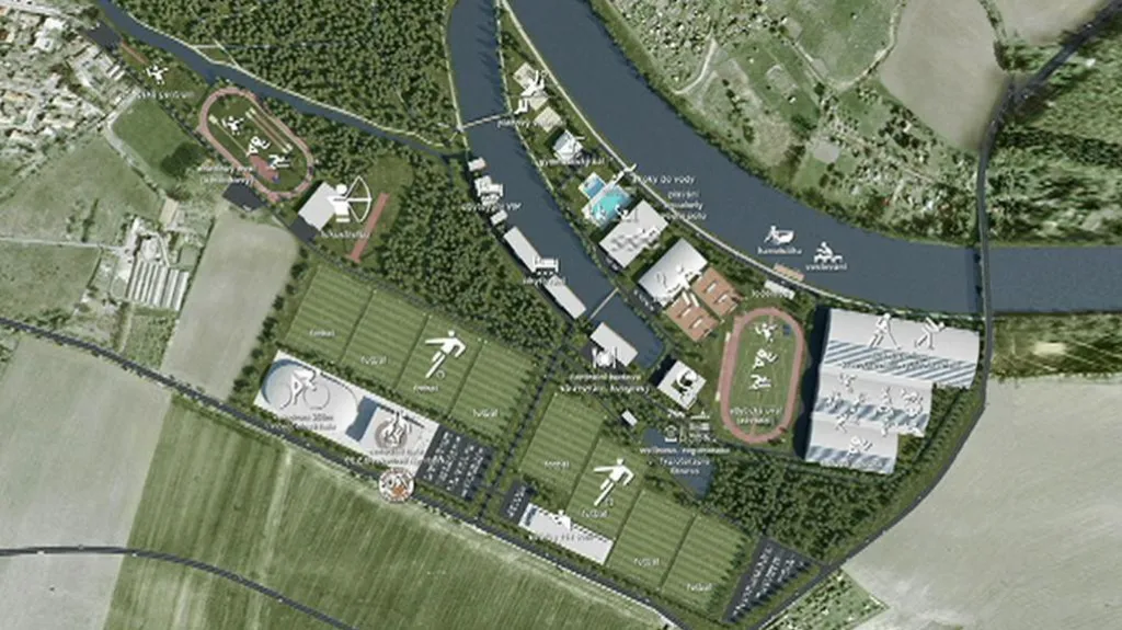 Plánované olympijské centrum