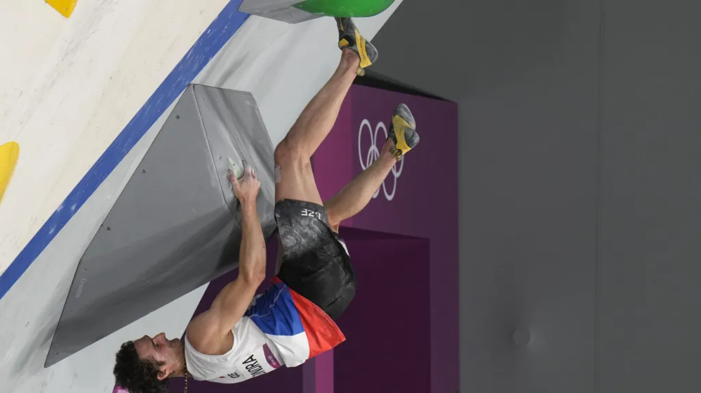 Adam Ondra na OH v Tokiu