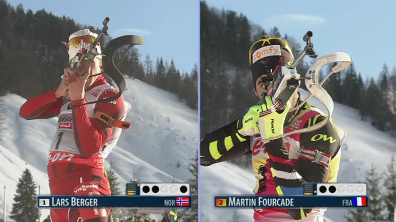 Sestřih stíhačky mužů v Hochfilzenu