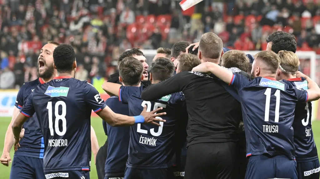 Radost fotbalistů Plzně