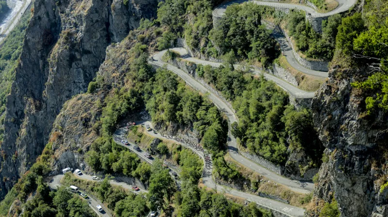 Krkolomné stoupání k Montvernier