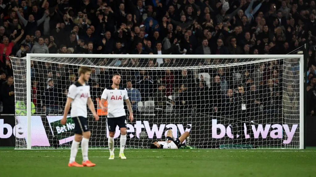 Smutek hráčů Tottenhamu