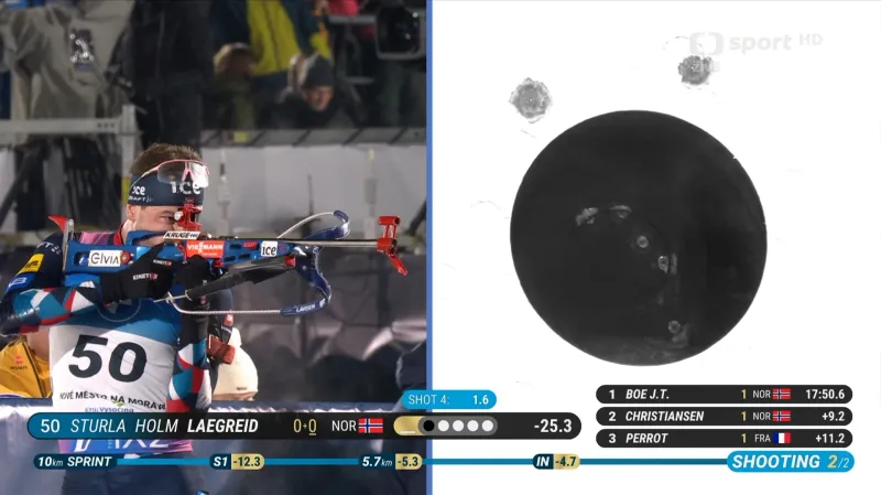 Sestřih sprintu biatlonistů na MS