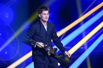 Martin Nečas na Zlaté hokejce