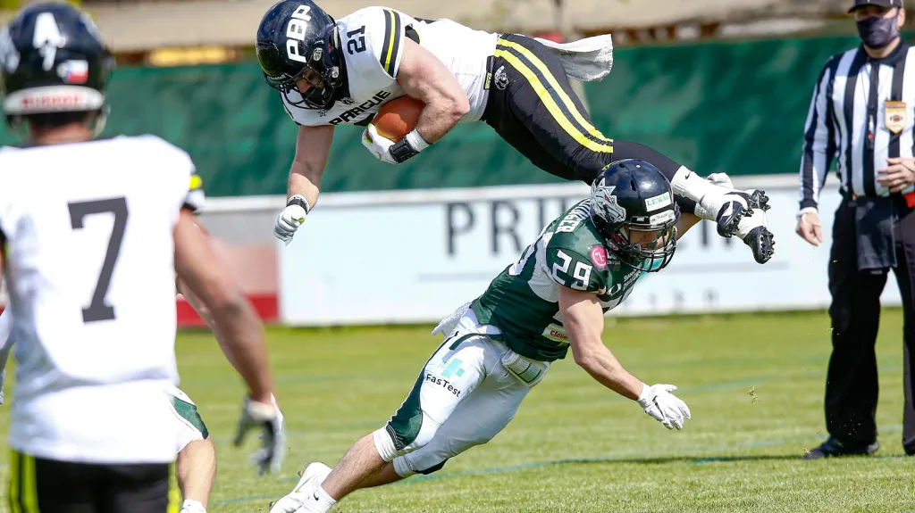 Utkání Danube Dragons - Prague Black Panthers