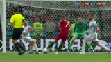 Gól v utkání Portugalsko - Španělsko: Ronaldo - 2:1 (44. min.)