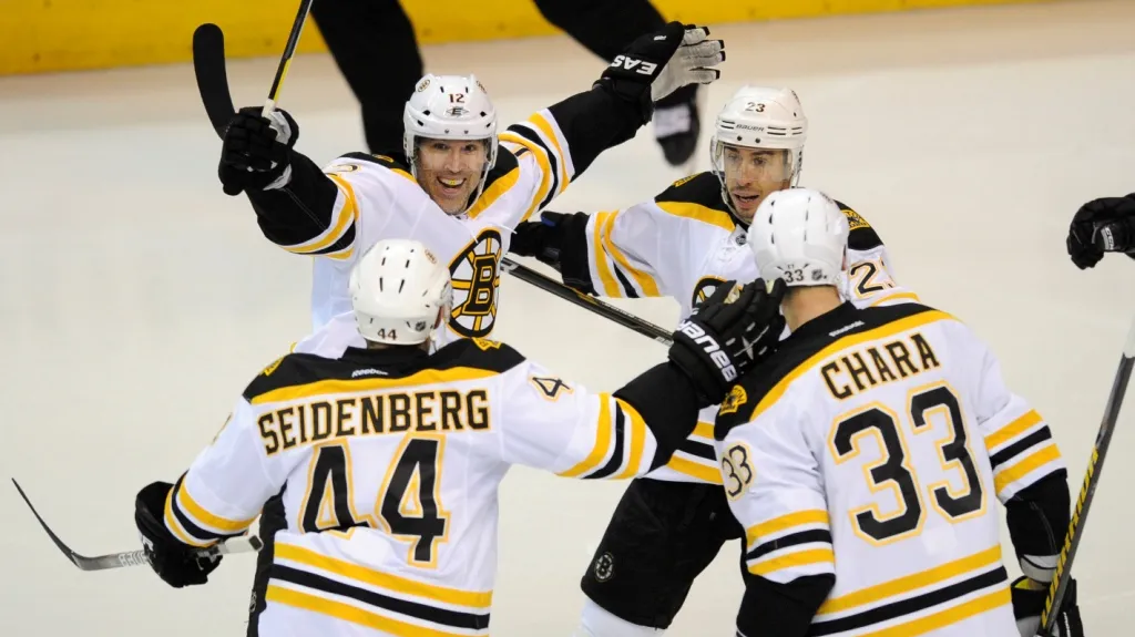 Radost hokejistů Bostonu