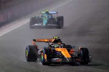 Lando Norris na kvalifikaci Velké ceny Las Vegas