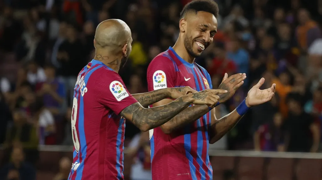 Pierre-Emerick Aubameyang se raduje z branky