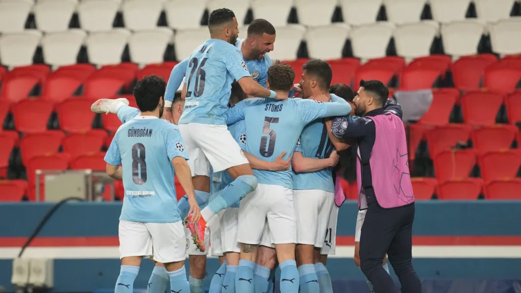 Gólová radost Manchesteru City